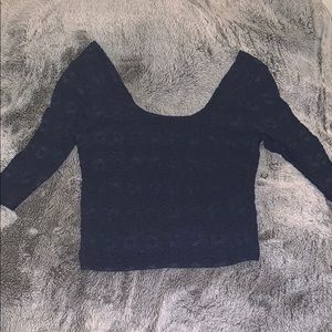 Lacy Hollister Crop Top